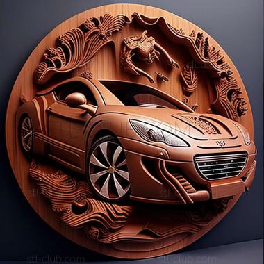 3D модель Peugeot RCZ (STL)